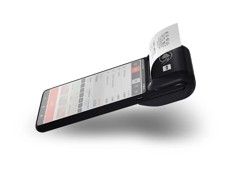 Registratore telematico portatile RCH APE J RT con display touch e stampante integrata