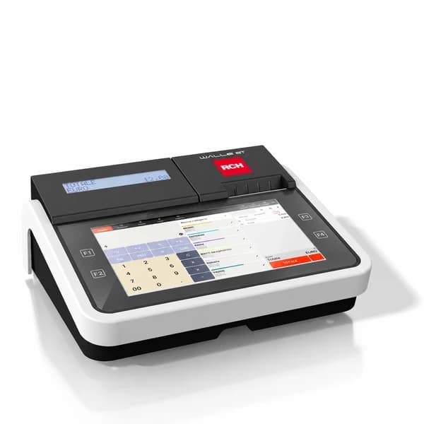 Registratore telematico RCH WALLE 8T con schermo touch e stampante integrata